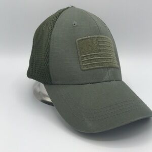 HIGHLAND TACTICAL GREEN MESH BALL CAP ONE SIZE
